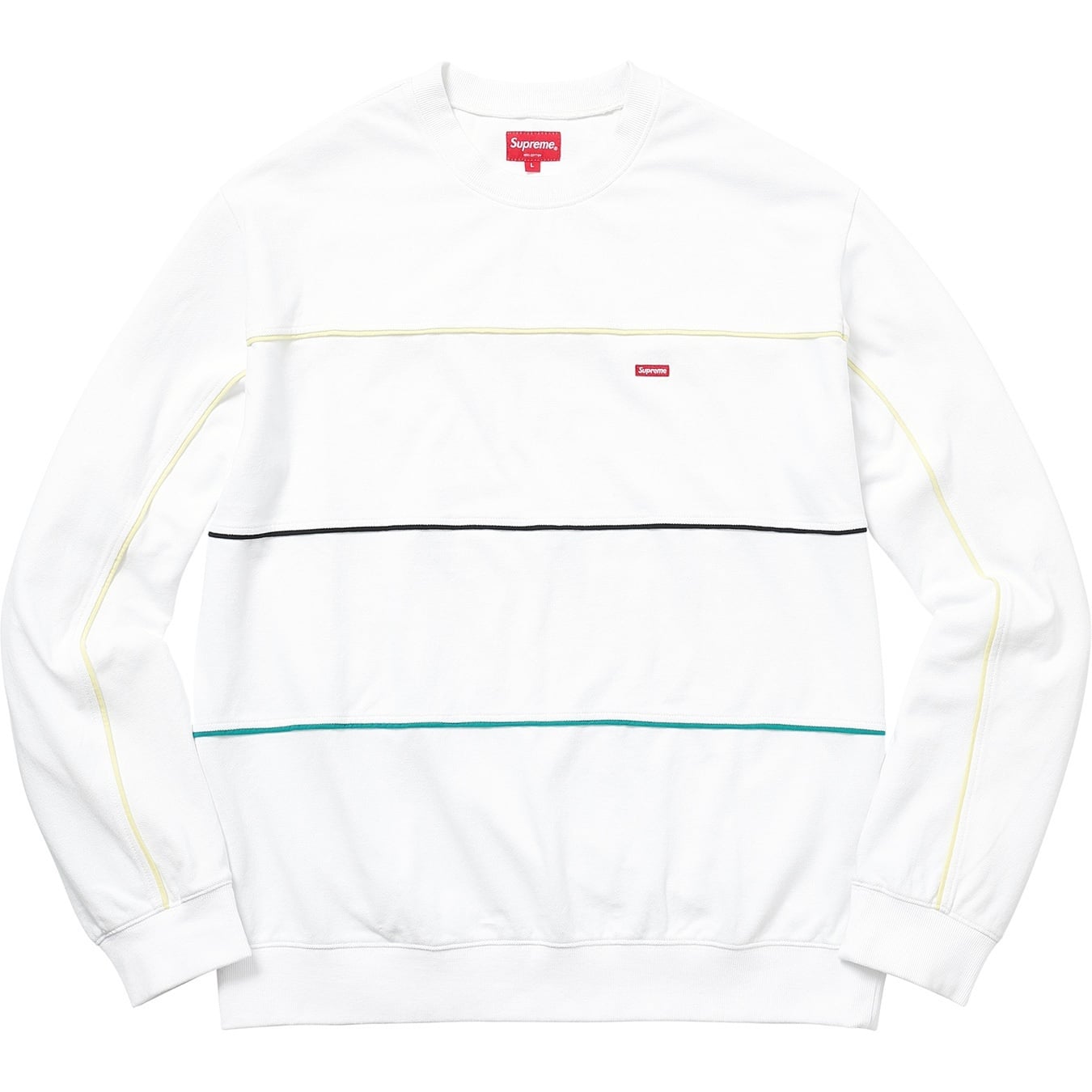 Multicolor Piping Pique Crewneck view 4